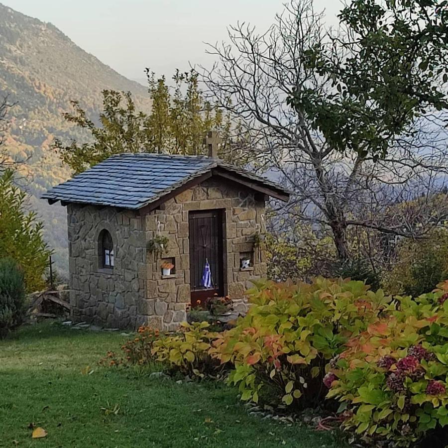 Παραδοσιακή Πέτρινη Κατοικία Στην Βλάχα Ελάτης Buitenkant foto